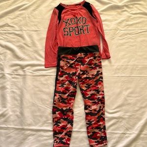 XOXO sport pant set with long sleeve